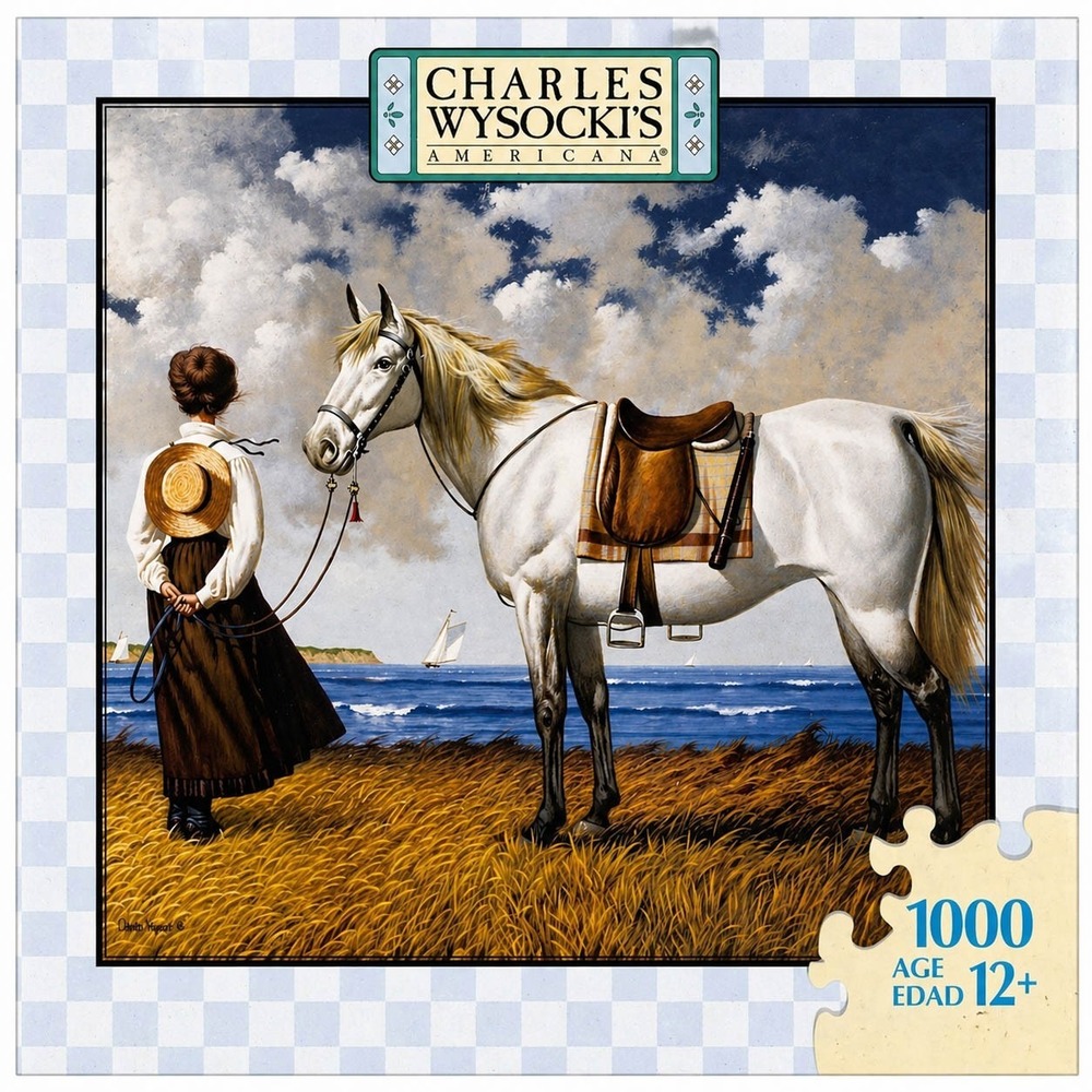 Milton Bradley Wysocki Sea Captain's Wife Abiding 1000 Pcs‎ Puzzle NEW
